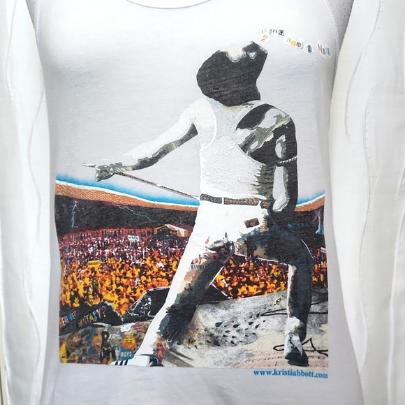 Kristi Abbott Freddy Mercury Tank Top - Picture 2 of 3